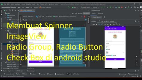 Membuat Spinner Radio Group Radio Button Dan Check Box Pada Android