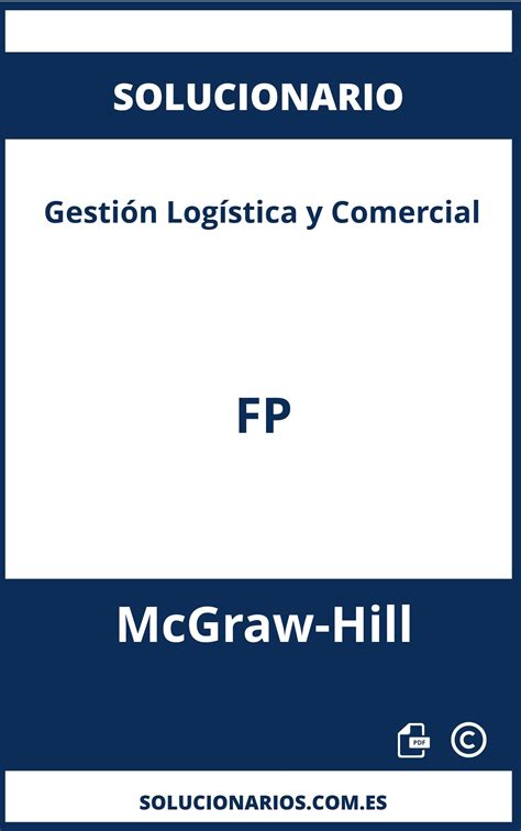 Solucionario De Gestión Logística Y Comercial Fp Mcgraw Hill