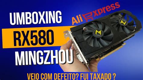 ESSA RODA TUDO RX 580 8GB Do ALIEXPRESS CHEGOU E VAMOS TESTAR