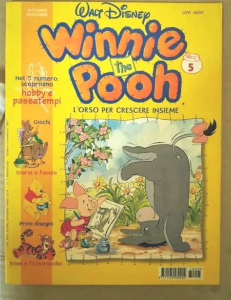 WINNIE THE POOH Disney N5 1997 L Orso Per Crescere Insieme Hobby