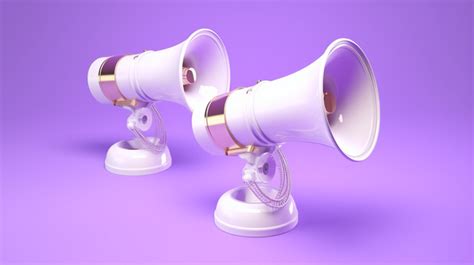 Loudspeaker Illustration 3d Megaphone Voice Loudspeaker PNG