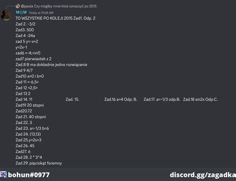 Matura Discord Gg Zagadka Sprawdzony Przeciek On Twitter Dla