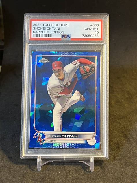 目立った傷や汚れなしpsa10 2022 Topps Chrome Sapphire Edition Shohei Ohtani 660