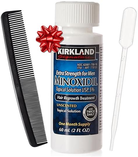 Kirkland Signature Minoxidil Para Hombres Tratamiento Líquido De