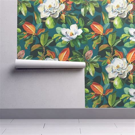 Magnolia Blossom with Beetles Wallpaper | Magnolia blossom, Wallpaper ...