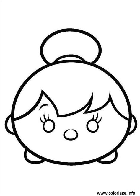 Coloriage Tinkerbell Tsum Tsum Dessin Tsum Tsum à Imprimer