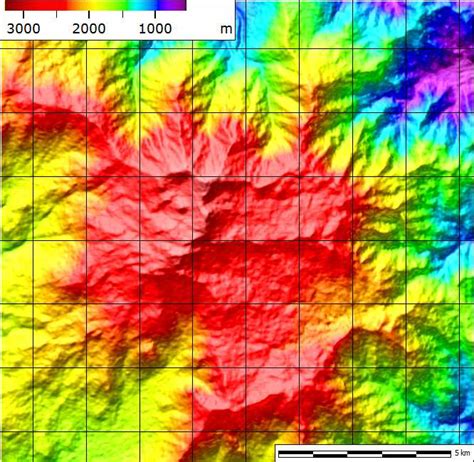 Lab 3 Overlay Of Hillshaded And Elevation Map Cassie Wynn