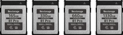 Nextorage Announces The World S Fastest CFexpress Type B Memory Cards