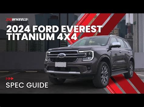 Ford Everest Titanium X Spec Guide Zigwheels Ph Youtube