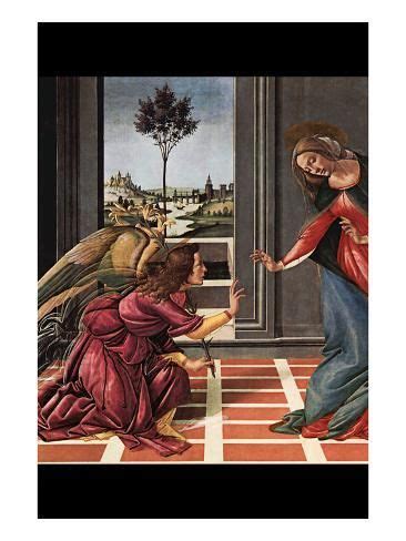 The Annunciation Art Print Sandro Botticelli Art Sandro