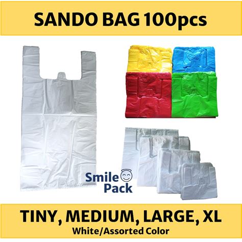 Plastic Sando Bag Supot 100 Pcs Makapal High Quality Tiny Medium Large