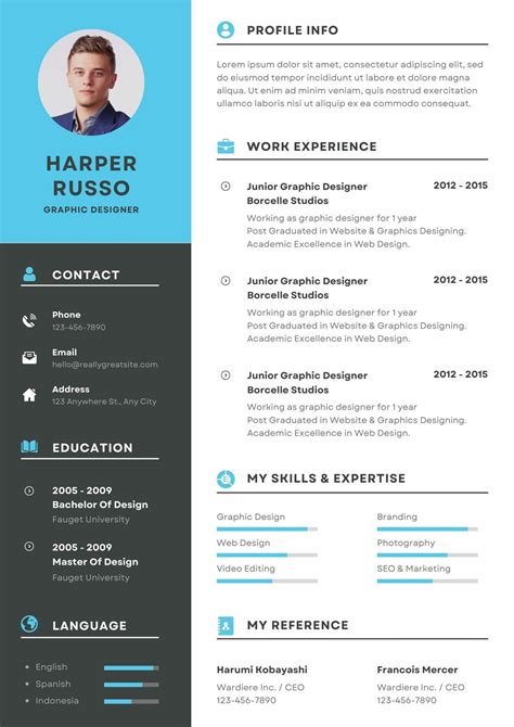 Canva Cv Template Indonesia Free