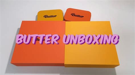 Unboxing Bts Butter Album Unboxing Youtube