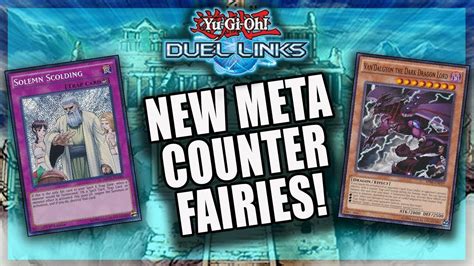 New Meta Counter Fairies Yu Gi Oh Duel Links PVP Deck YouTube