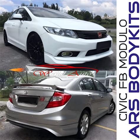 Honda Civic 2012 2015 Rebirth Bodykit Abs Plastic Wajid Auto