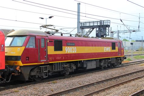 90020 Db Class 90 90020 On Hire To Lner Sits At Peterborou Flickr