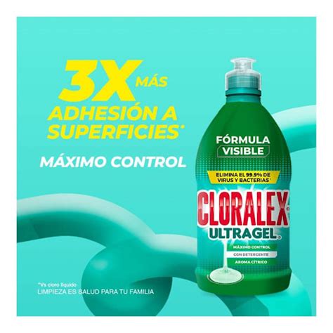 Blanqueador Con Detergente Cloralex Ultra Gel F Rmula Visible Ml