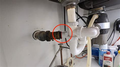 Drainage Slip Joint Nut Leaks At Pvc Copper Joint In Sink Drain Pipe