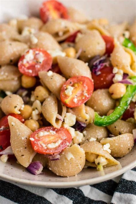 Chickpea Pasta Salad Recipe Build Your Bite