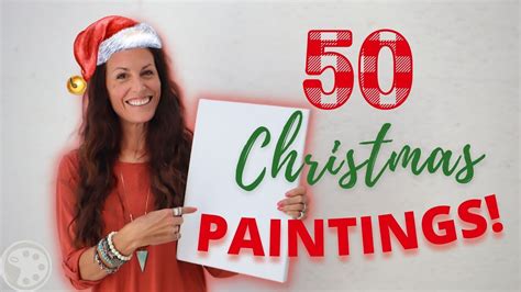 Christmas Painting Ideas Holiday Painting Tutorials For Beginners