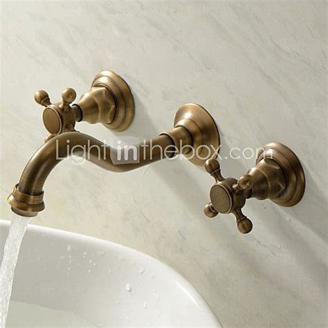 Antique Brass Wall Faucet