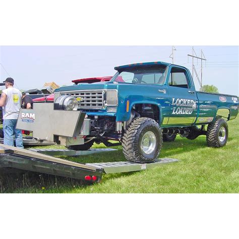 Heavy Duty Aluminum Pin-On End Truck Trailer Ramps - 8,000, 10,000 ...