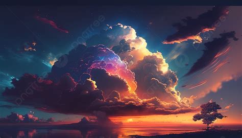 beautiful summer sunset landscape clouds hd wallpapers