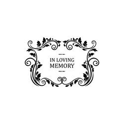 In Loving Memory Border Vector Images (over 1,100)