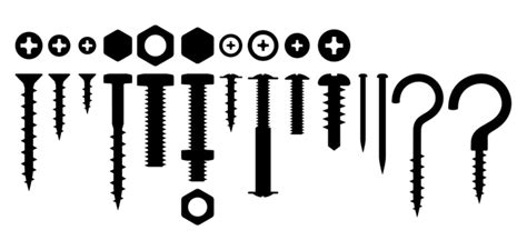 Various Nuts And Bolts Png Transparent Images Free Download Vector