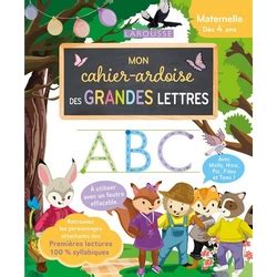 Mon cahier ardoise des grandes lettres pour apprendre à écrire dès la