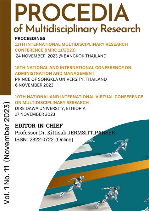 Vol No Procedia Of Multidisciplinary Research November