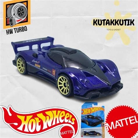 Jual Hot Wheels Mobil Balap Pagani Zonda R Biru No HW Turbo Shopee Indonesia