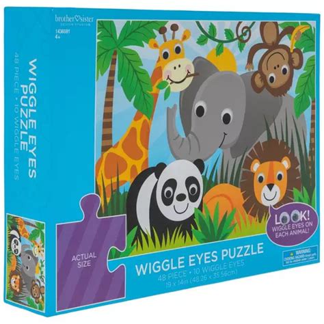 Safari Wiggle Eyes Puzzle Hobby Lobby 1436591