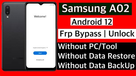 Samsung A Frp Bypass Without Pc Without Restore Back Up Data A