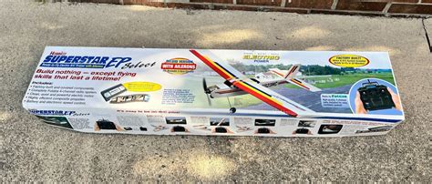 RARE NEW HOBBICO SUPERSTAR EP SELECT DELUXE VERSION AILERONS RTF R C