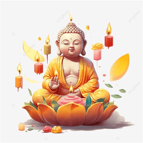 Buddhas Birthday Lotus Candle Buddhas Birthday Lotus Flower Candle