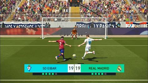 Eibar Vs Real Madrid Penalty Shootout Pes 2018 Gameplay Pc Youtube