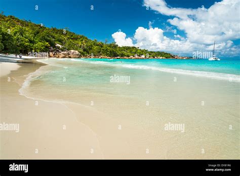 Anse Lazio Beach Praslin Island Seychelles Stock Photo Alamy