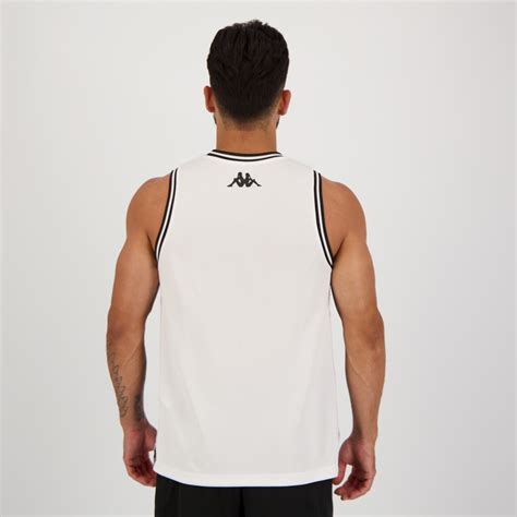 Kappa Vasco Urban White Sleeveless Shirt FutFanatics