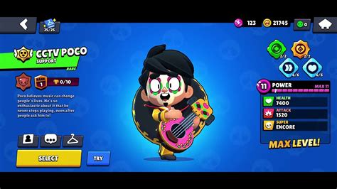 All Cctv Poco Skin Animations In Brawl Stars Youtube