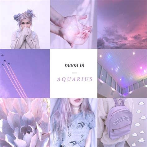 Aesthetics For Aquarius Moon Zodiac Signs Aquarius Aquarius Aesthetic Moon In Aquarius