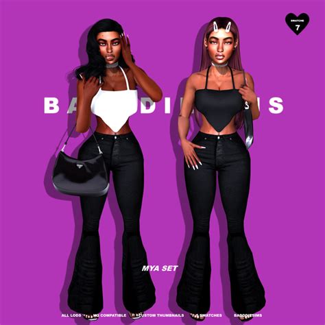 Badddiesims Sims 4 Clothing Sims 4 Sims 4 Custom Content Images And