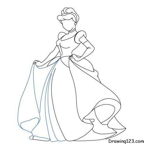 How To Draw A Princess Cinderella