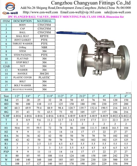 2pc Flange Ball Valve Stainless Steel Fittings Valves And More