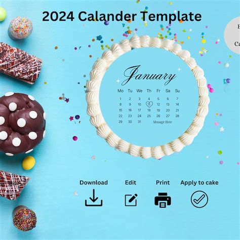 Trending Calendar Template Etsy