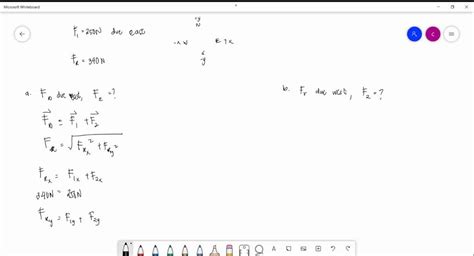 Solved A Force Vector F1â† Points Due East And Has A Magnitude Of 250