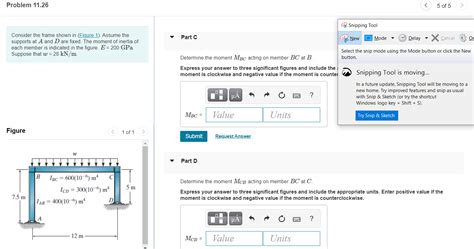 Solved Consider The Frame Shown In Figure 1 Assume Chegg