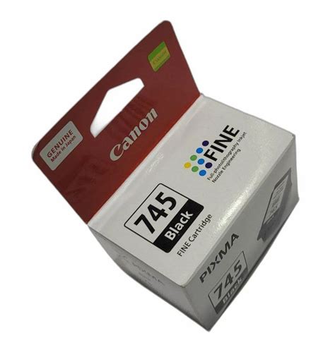 Canon Pixma 745 Black Fine Print Cartridge For Printing Ink Size