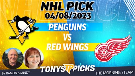 Pittsburgh Penguins Vs Detroit Red Wings 482023 Free Nhl Picks