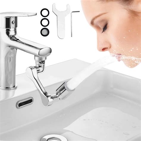 Rotating Faucet Extender Universal Large Angle Swivel Faucet